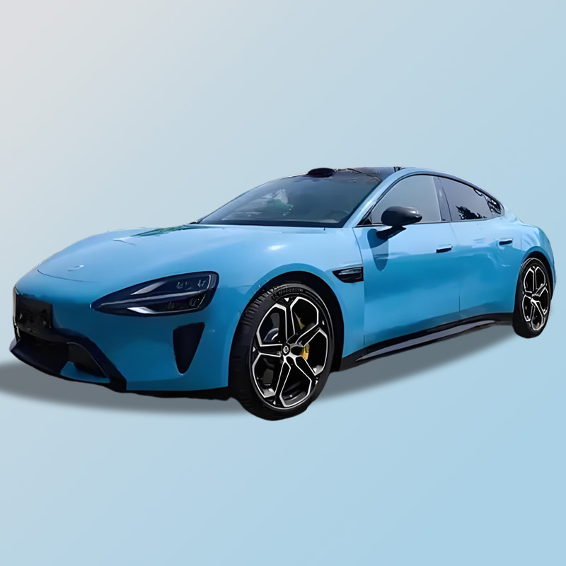 Blue Luxury Car