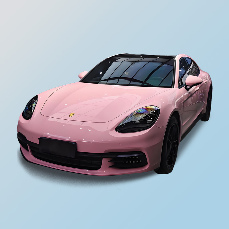 Vibrant Pink Car