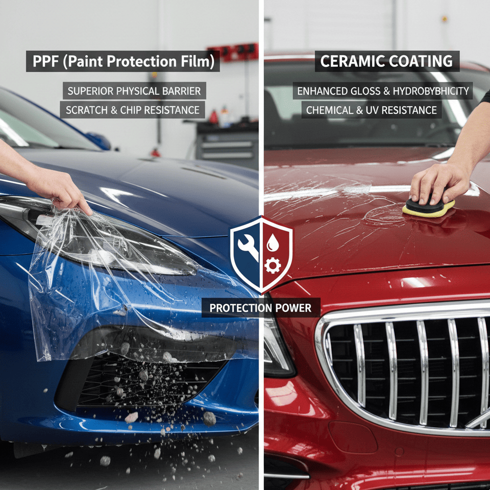 Comparison of paint protection options for vehicles