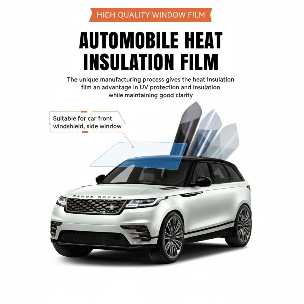 Automobile heat insulation film for UV protection