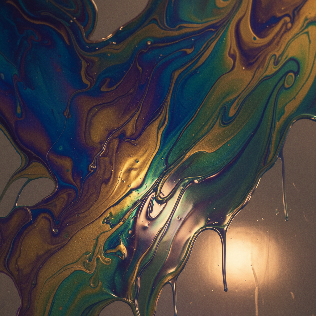 A close-up shot reflecting a clear image in the mirror-like surface of a TPU-wrapped car door